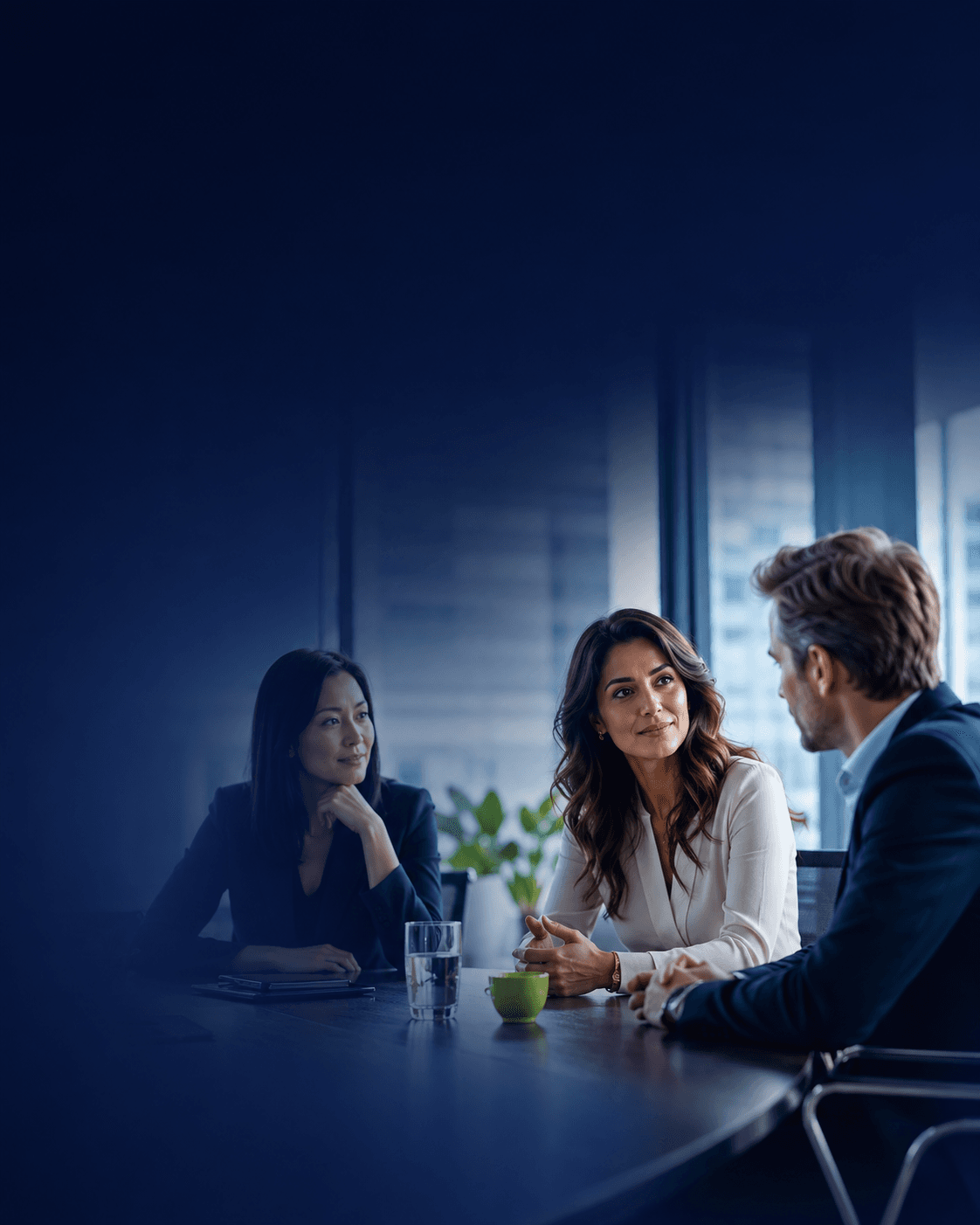 Leaders in conversation about employee feedback